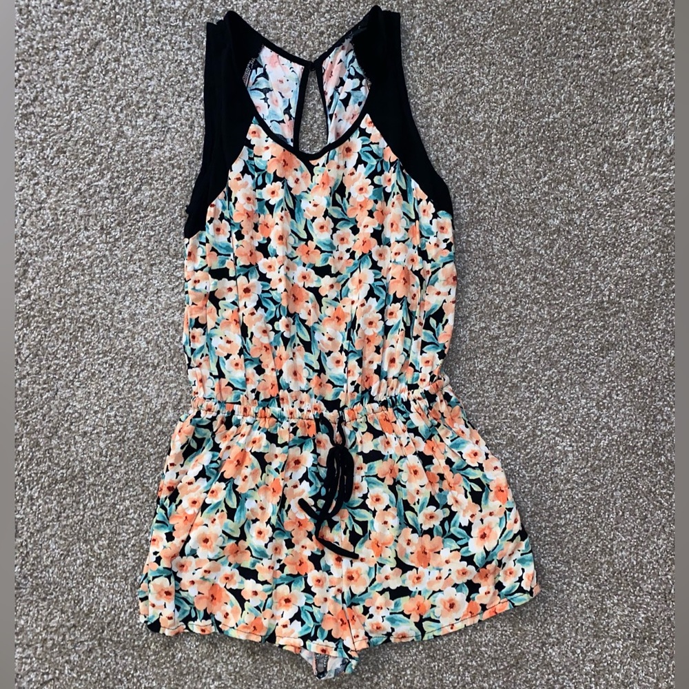 Forever 21 floral romper.